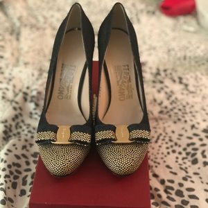 Salvatore Ferragamo Denim Shoes